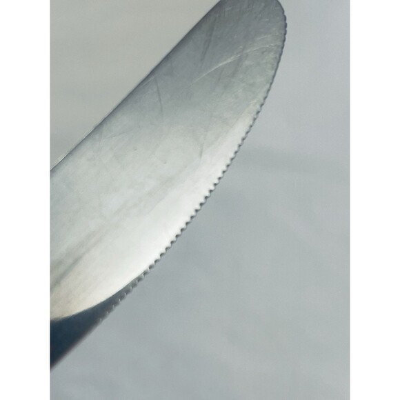 Vtg Imperial Stainless Flatware Dinner Knives Floral Korea Silverware Lot of 11 - Picture 3 of 5